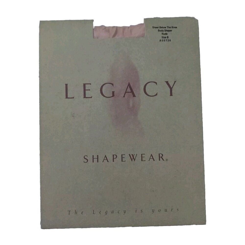 Legacy Shapewear Sheer Below The Knee Body Shaper Nude Size B (A00736) Pantyhose
